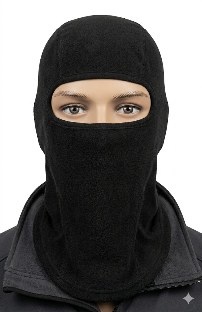Balaclava de polar grueso para frío extremo