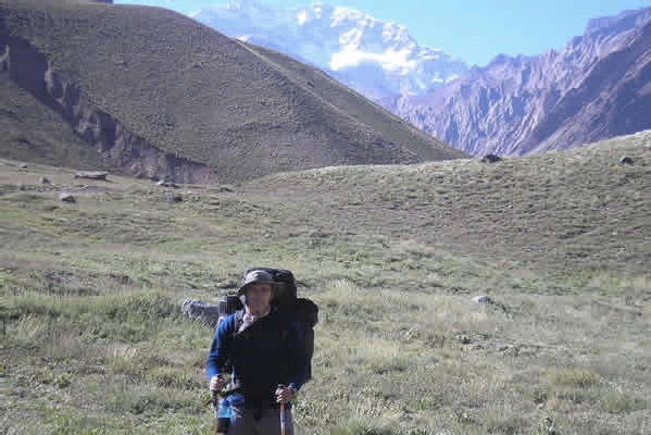 Entrando al Aconcagua