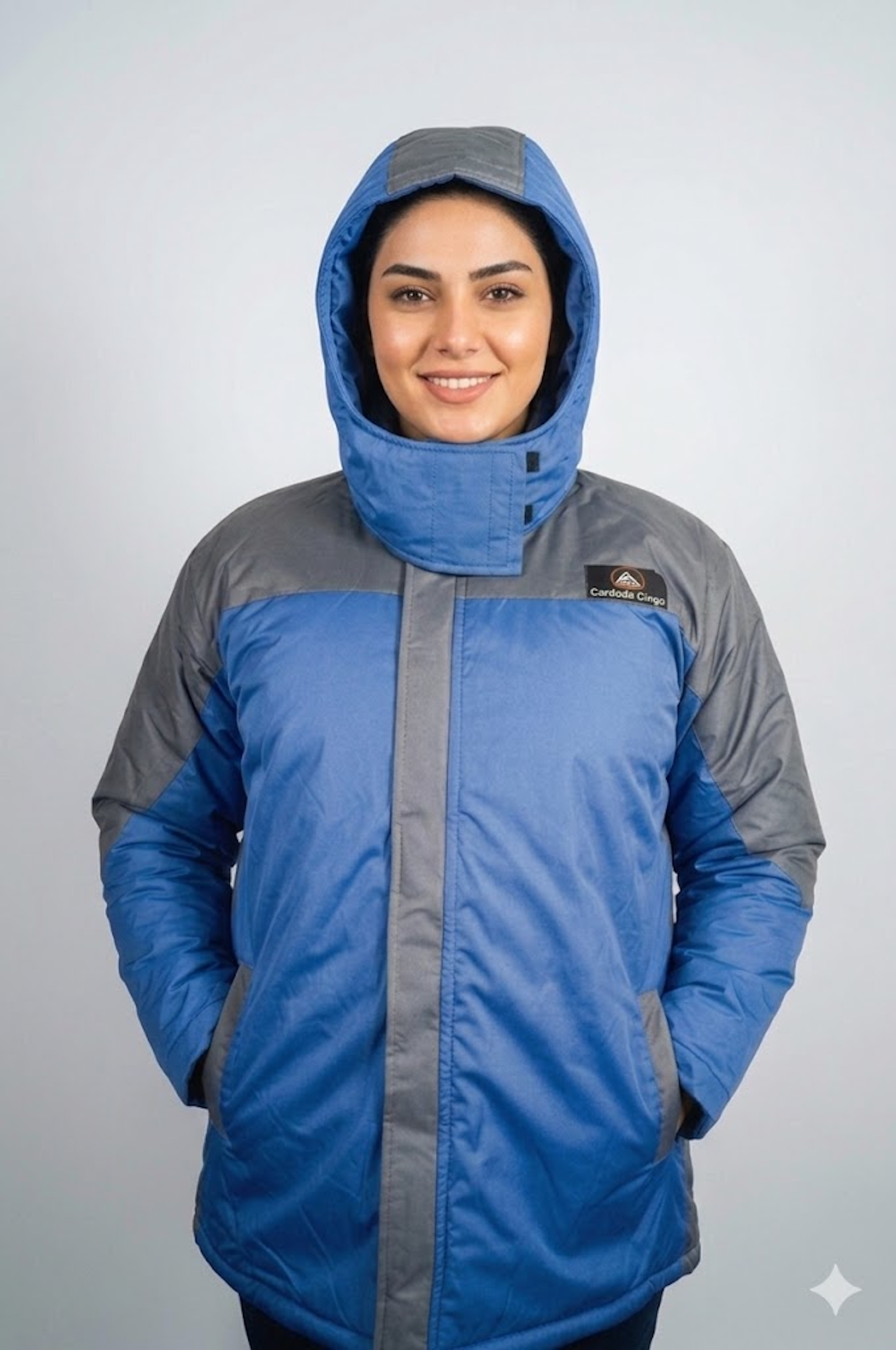 Parka plumas mujer